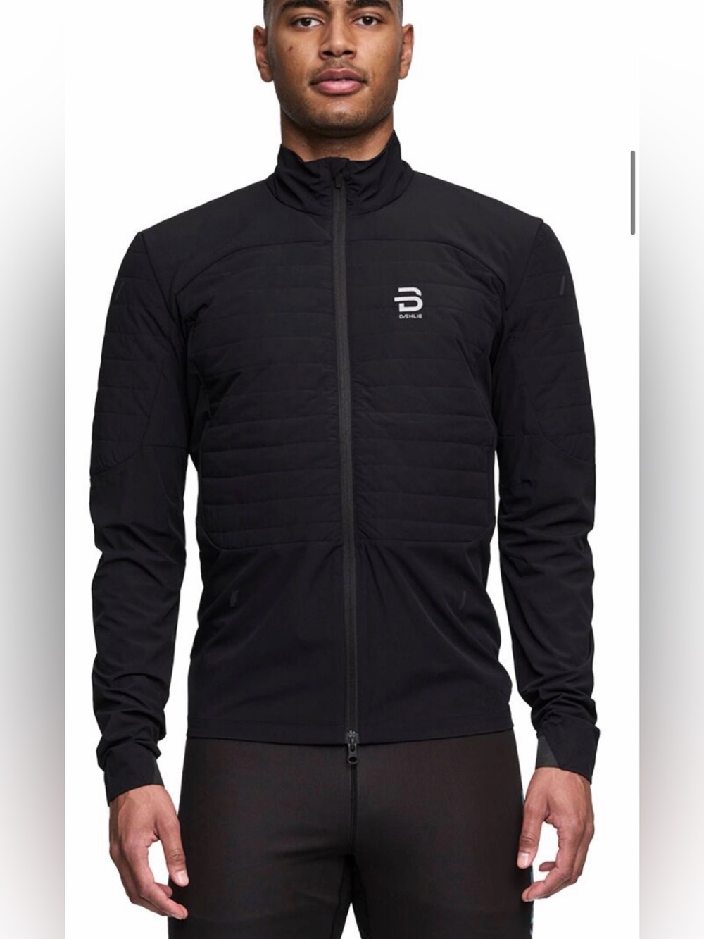 Bjorn Daehlie Winter Run 2.0 Jacket - Men's size Medium Black EUC